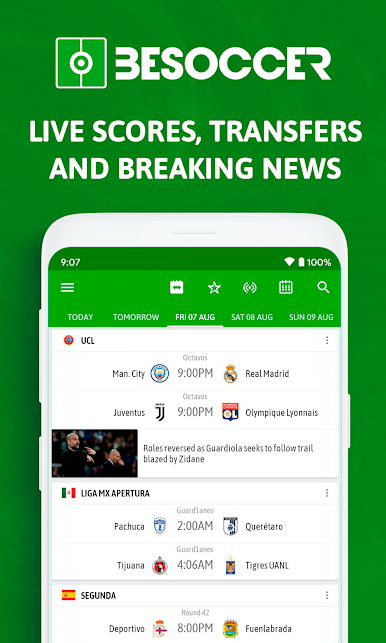 BeSoccer - Soccer Live Score