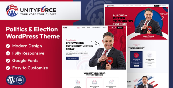 UNITYFORCE  POLITICS & ELECTION WORDPRESS THEME-www-blackvol-com.jpg