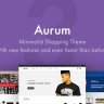 Aurum - Minimalist Shopping Theme